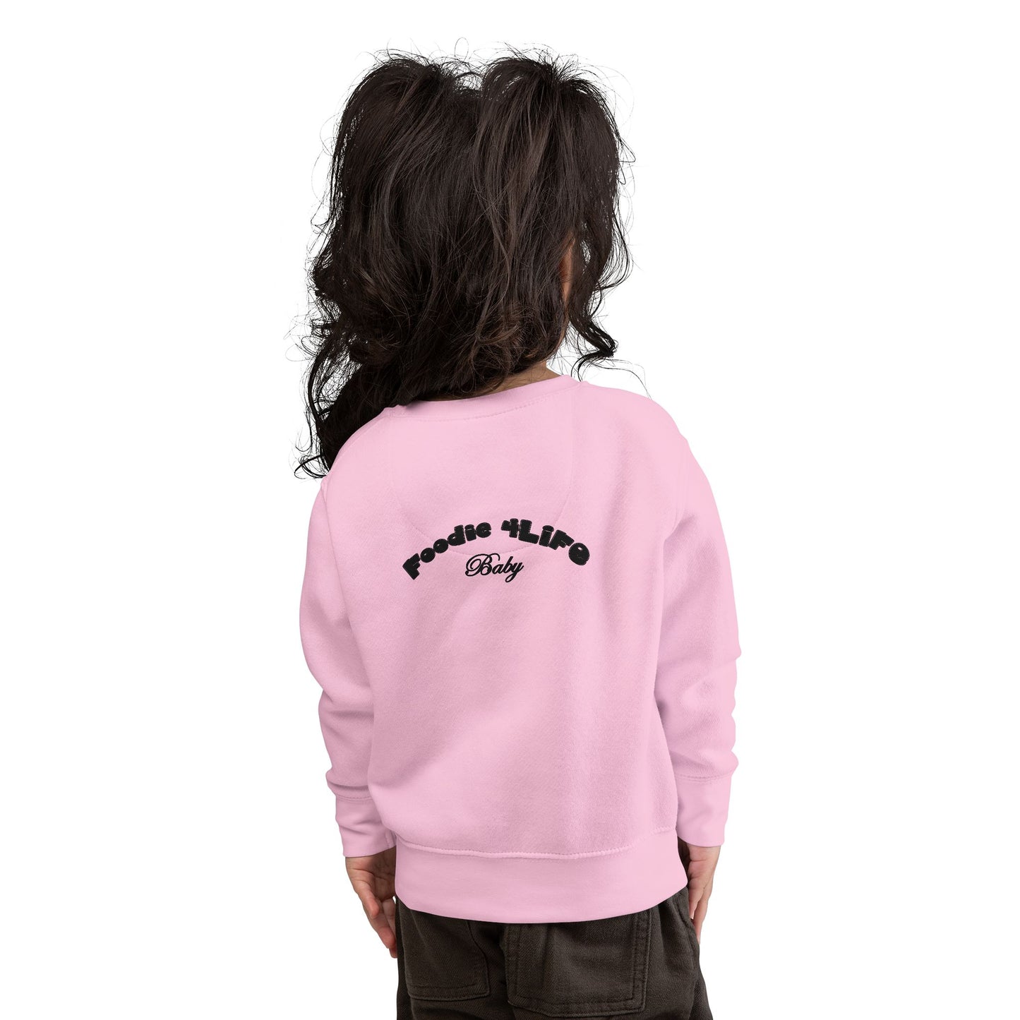 L.O.E.F Foodie 4Life Baby Sweatshirt  (Black)