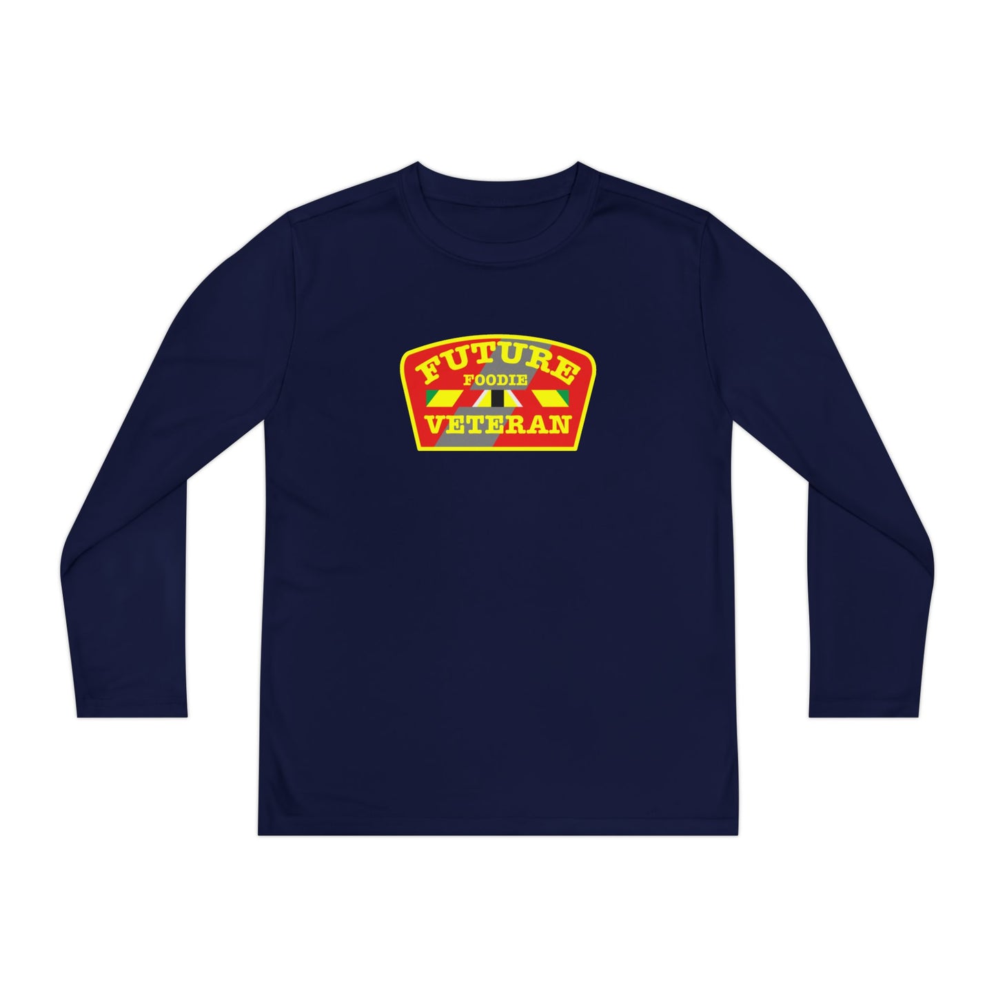 L.O.E.F Future Foodie Veteran Youth Long Sleeve Tee (Yellow and Red)