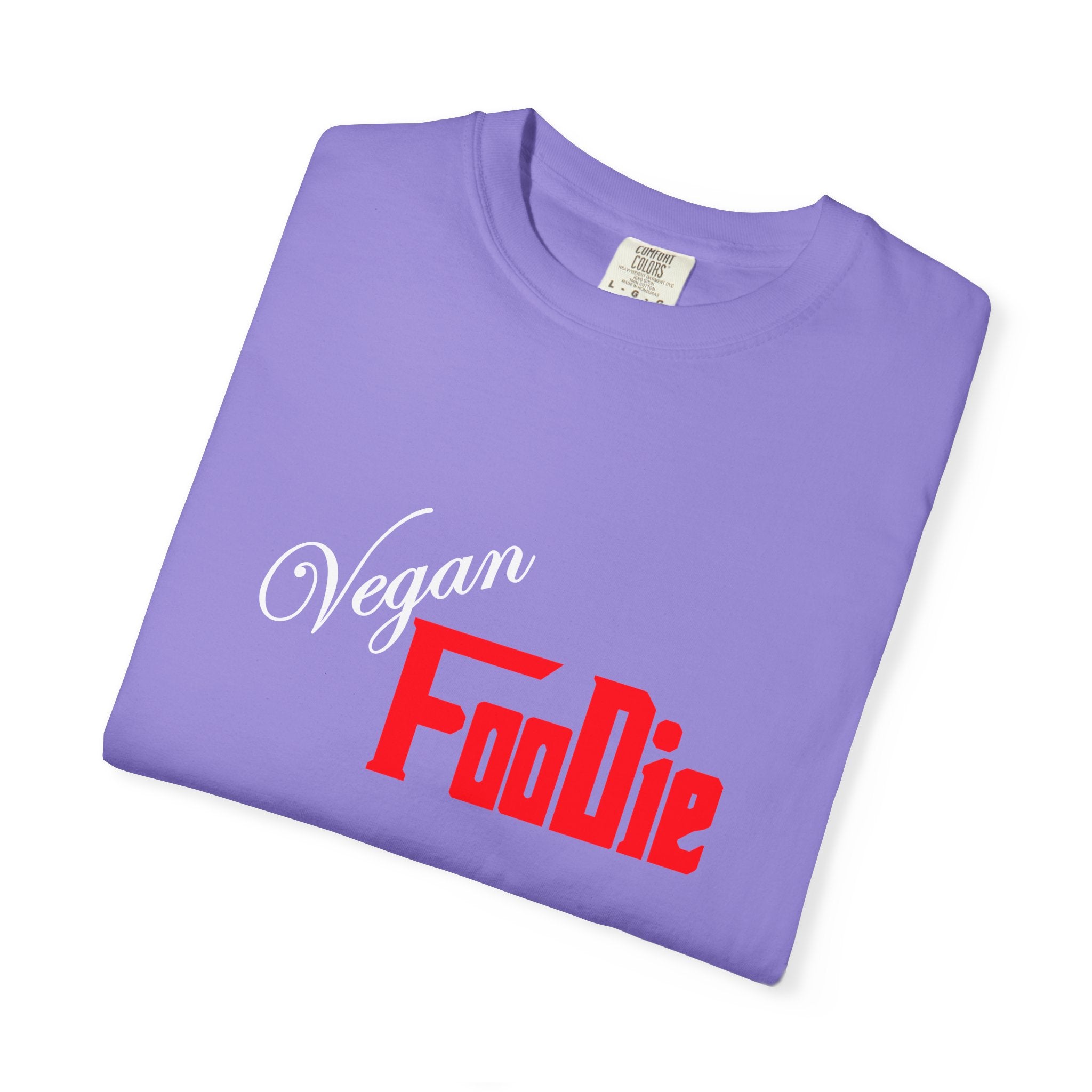L.O.E.F Unisex Vegan Foodie Tee Shirt (Fiery Red)
