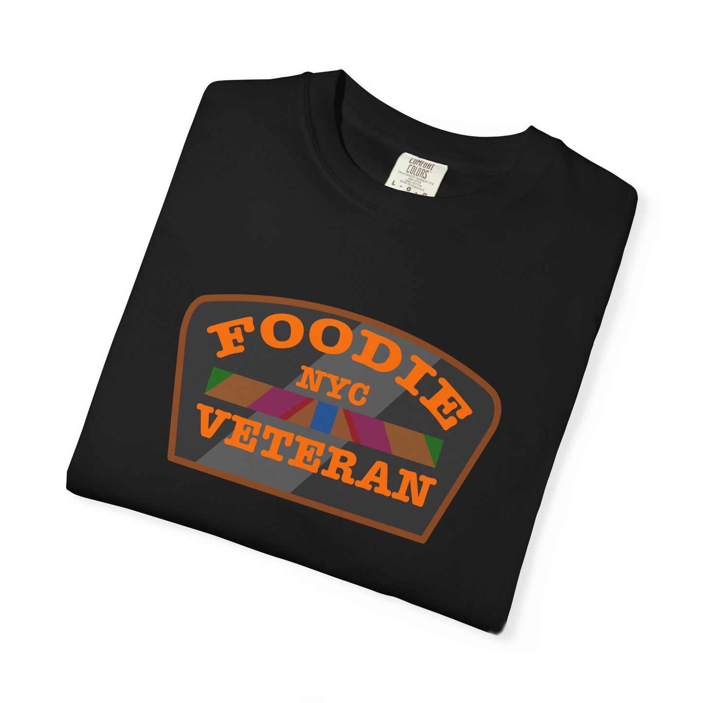 L.O.E.F Foodie Veteran NYC Unisex Tee Shirt (Orange)