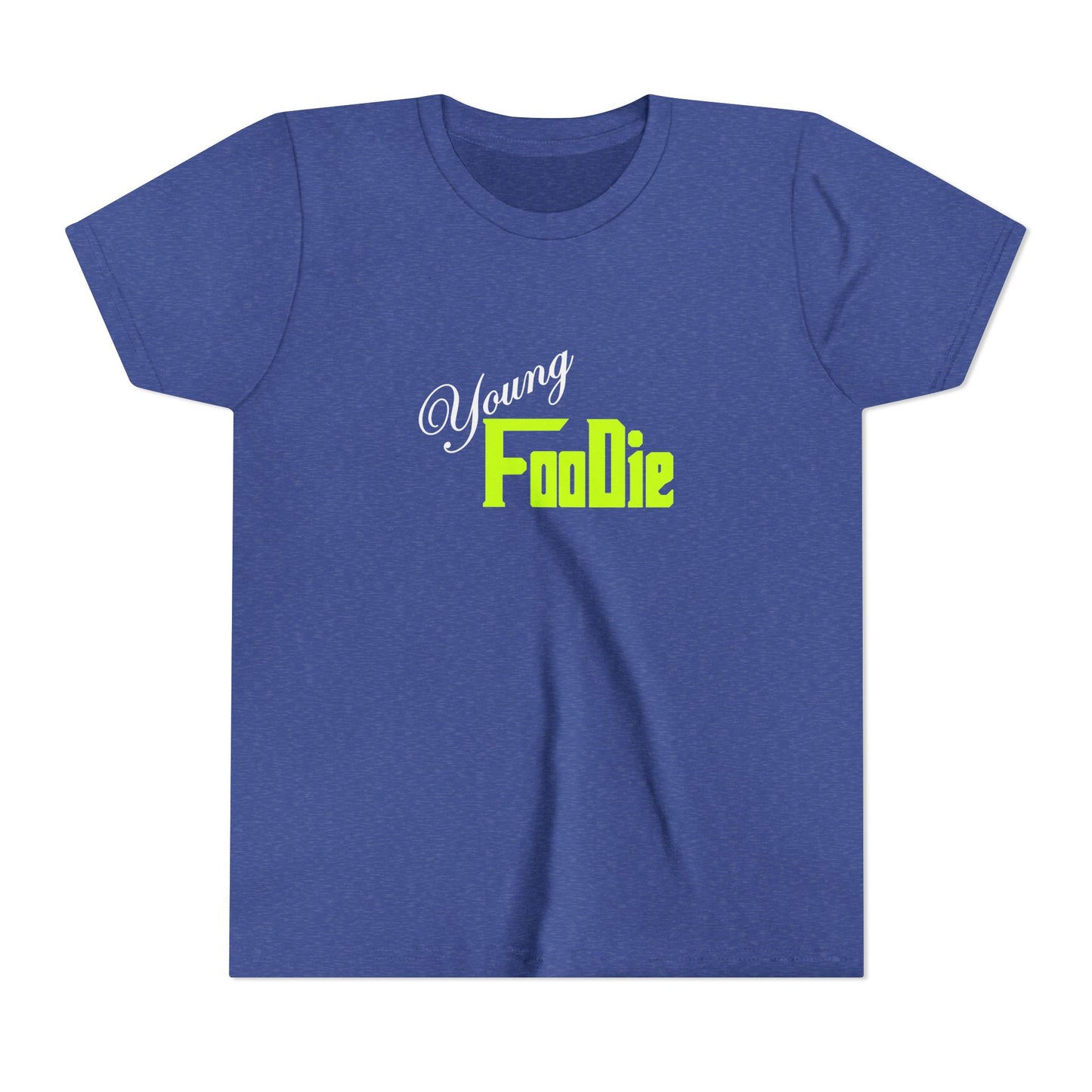 L.O.E.F White Young Foodie Short Sleeve Tee (Neon Yellow)