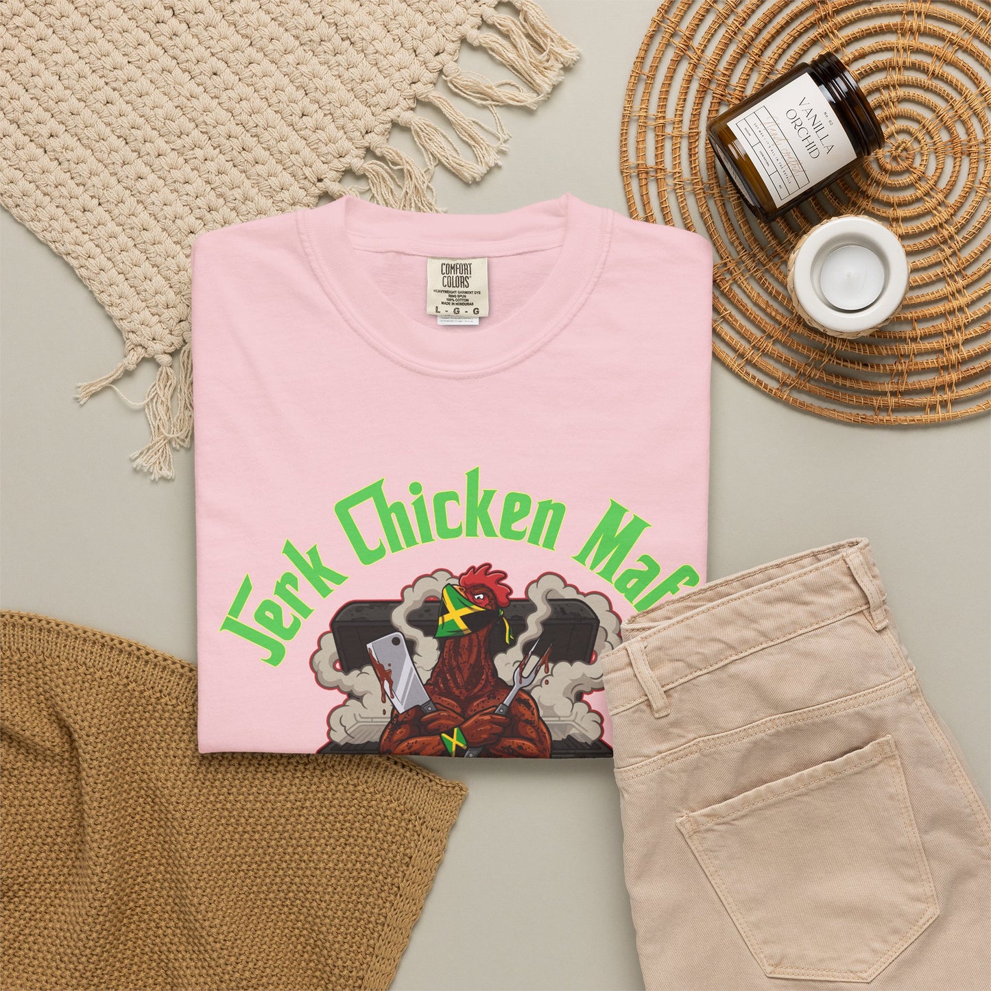 L.O.E.F Jerk Chicken Mafia Unisex Tee Shirt