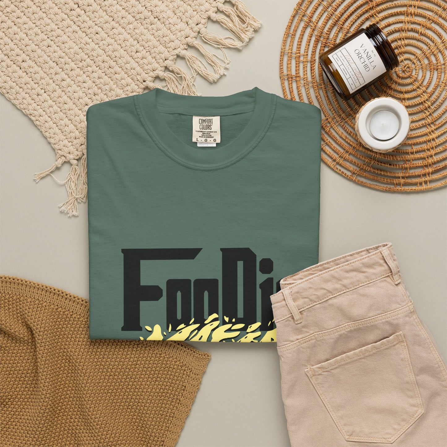 L.O.E.F Foodie Mafia Tee Shirt (Yellow)