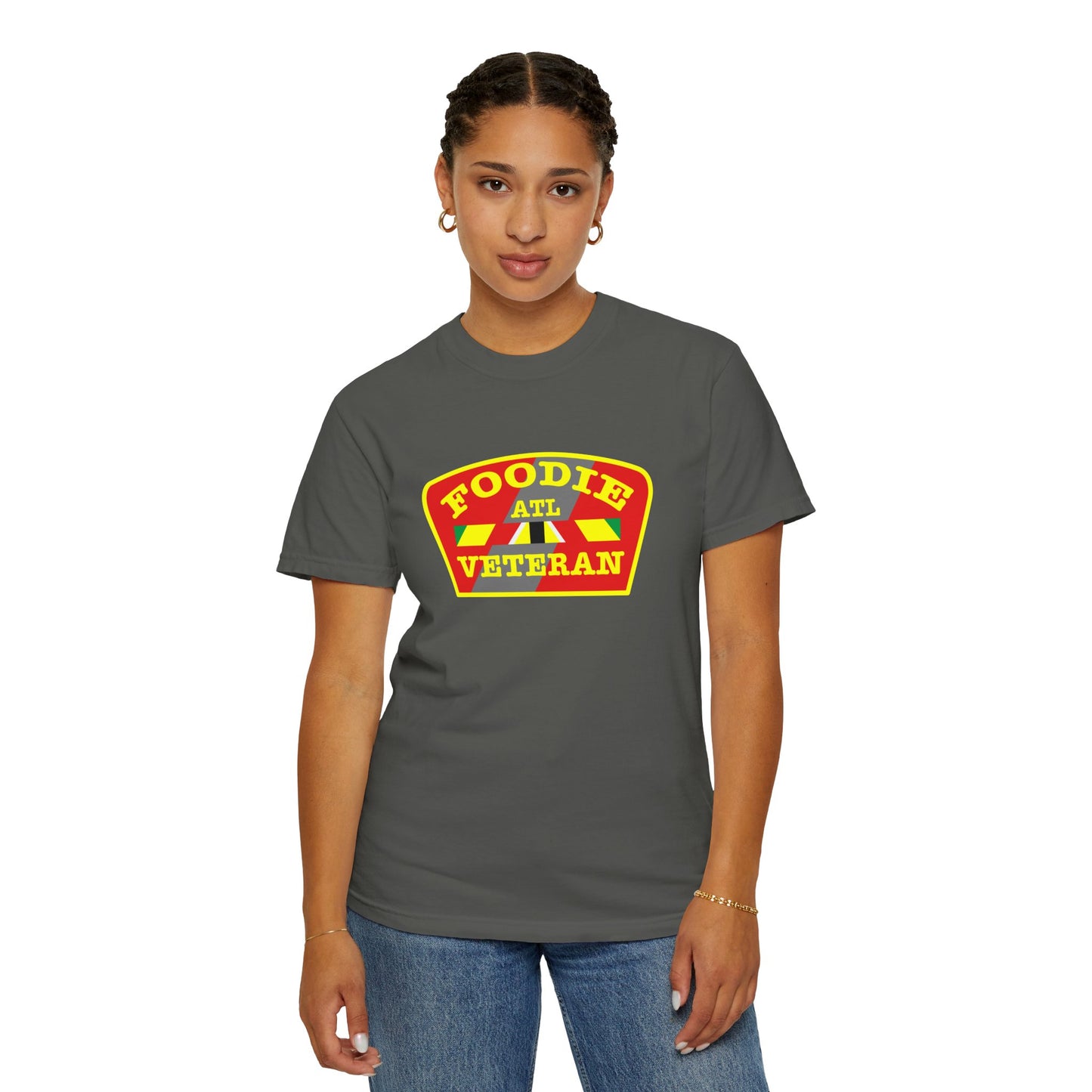 L.O.E.F Foodie Veteran ATL Unisex Tee Shirt (Yellow)