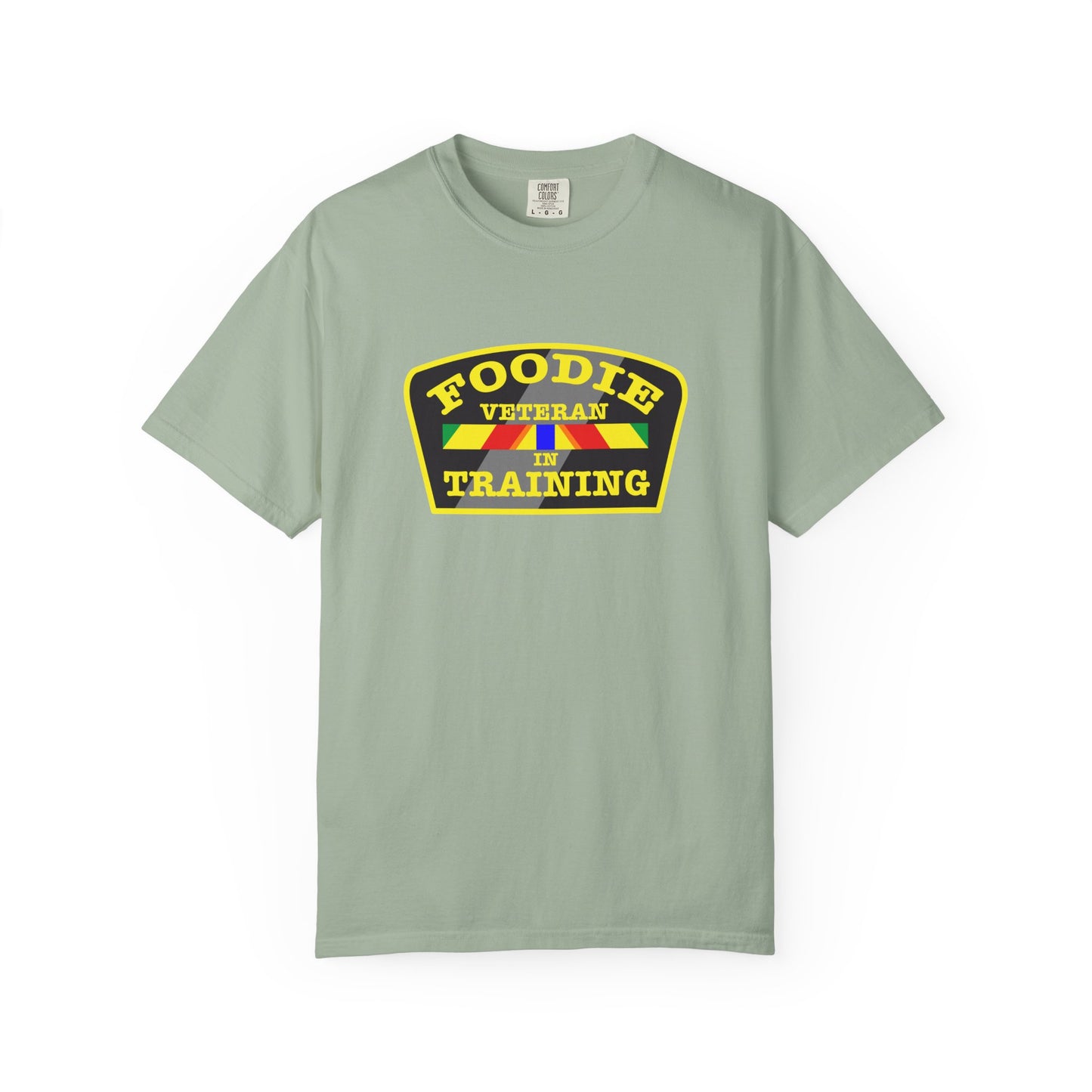 L.O.E.F Foodie Veteran IN TRAINING Unisex Tee Shirt (Yellow)