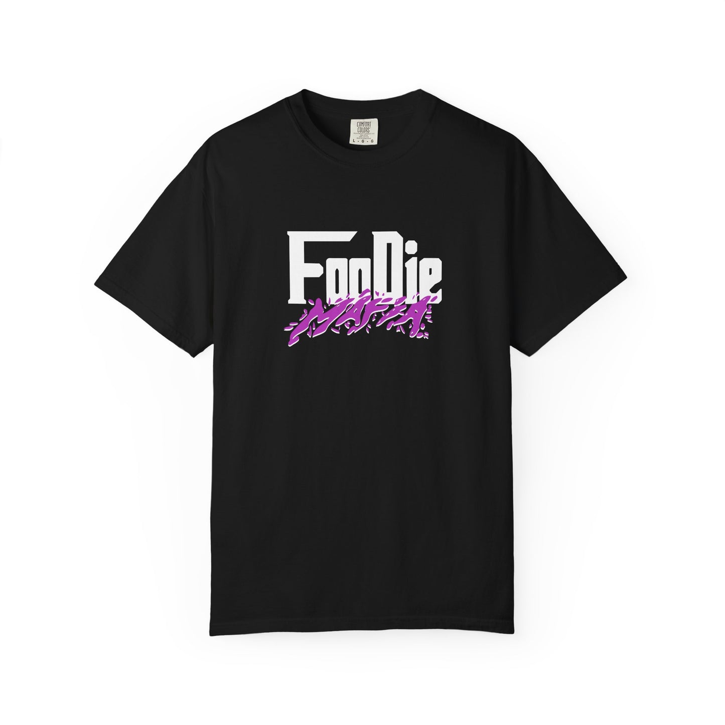 L.O.E.F White Foodie Mafia Tee Shirt (Purple)