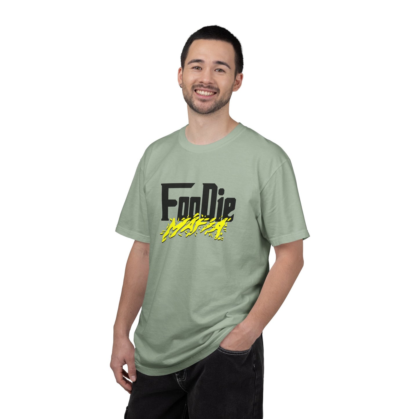 L.O.E.F Foodie Mafia Unisex Tee Shirt (Bright Yellow)