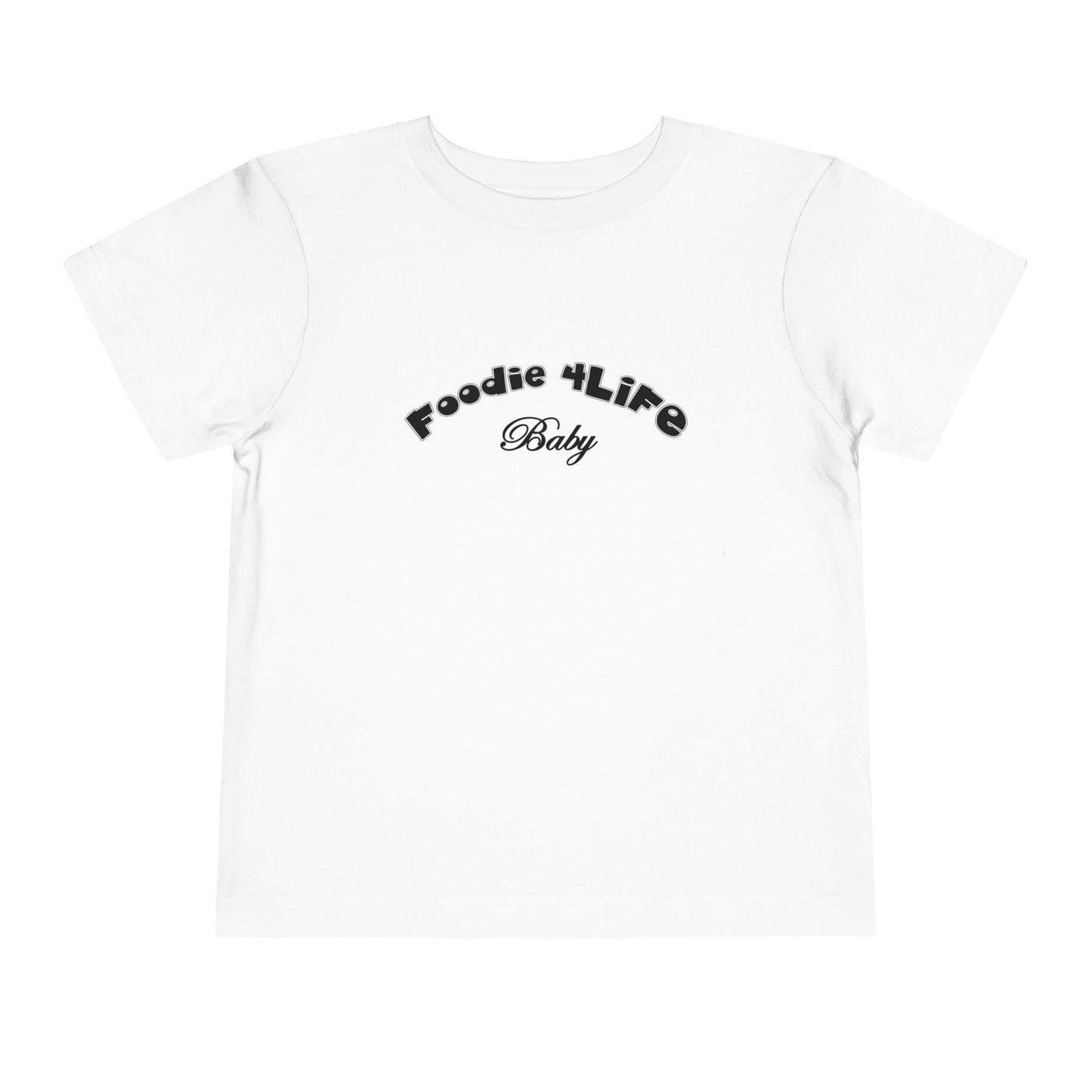 L.O.E.F Foodie 4Life Baby Tee Shirt  (Black)