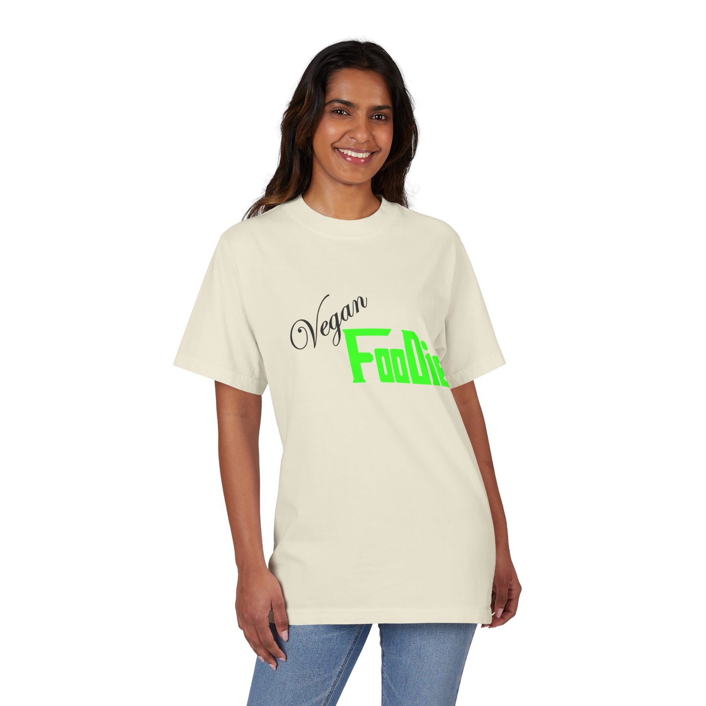 L.O.E.F Unisex Vegan Foodie Tee Shirt (Neon Green)