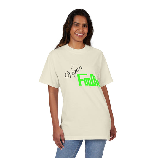 L.O.E.F Unisex Vegan Foodie Tee Shirt (Neon Green)
