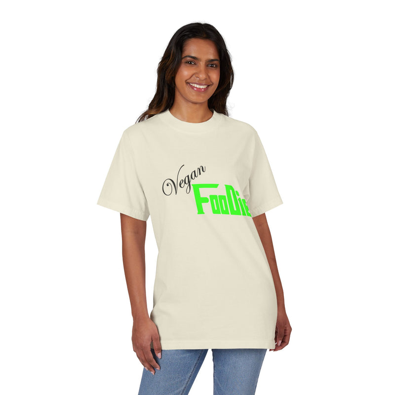 L.O.E.F Unisex Vegan Foodie Tee Shirt (Neon Green)