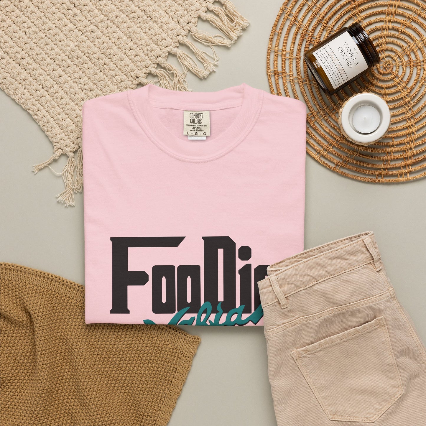 L.O.E.F Foodie Mafia Unisex Tee shirt (Teal)