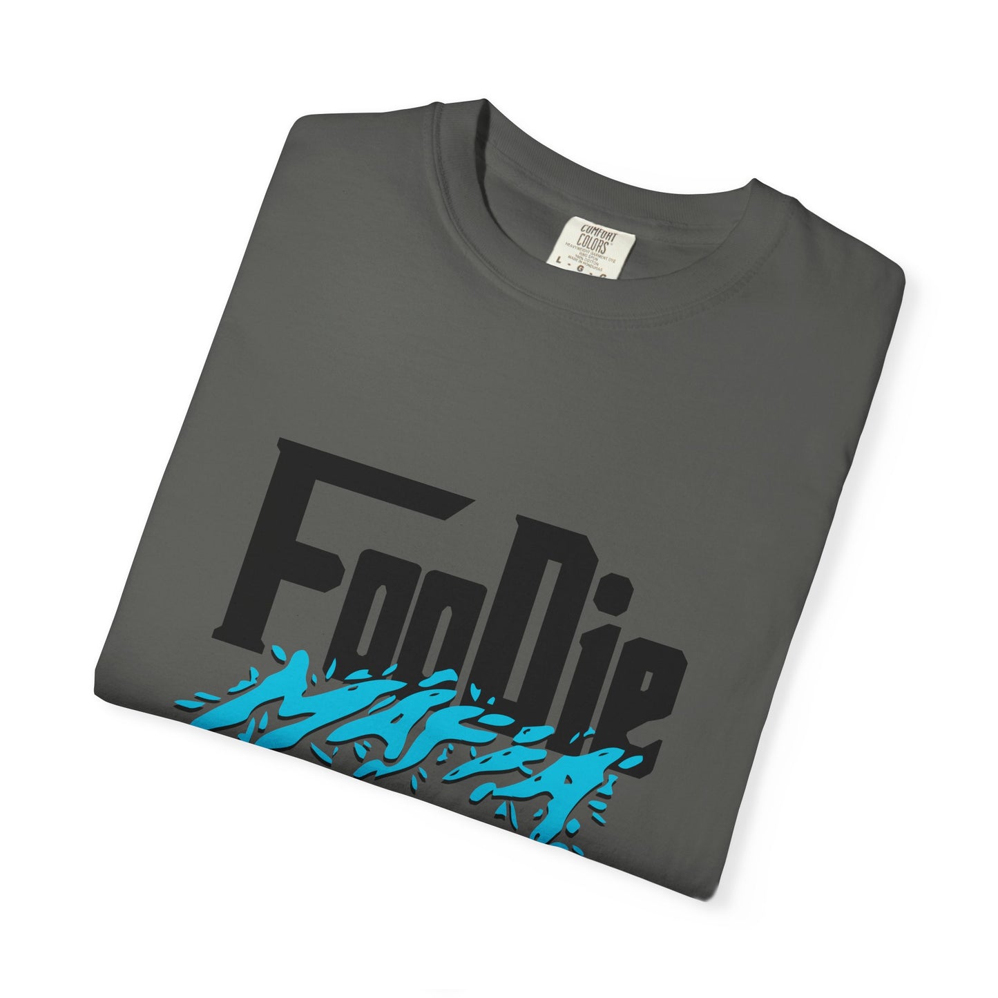 L.O.E.F Foodie Mafia Unisex Tee Shirt (Aqua Blue)
