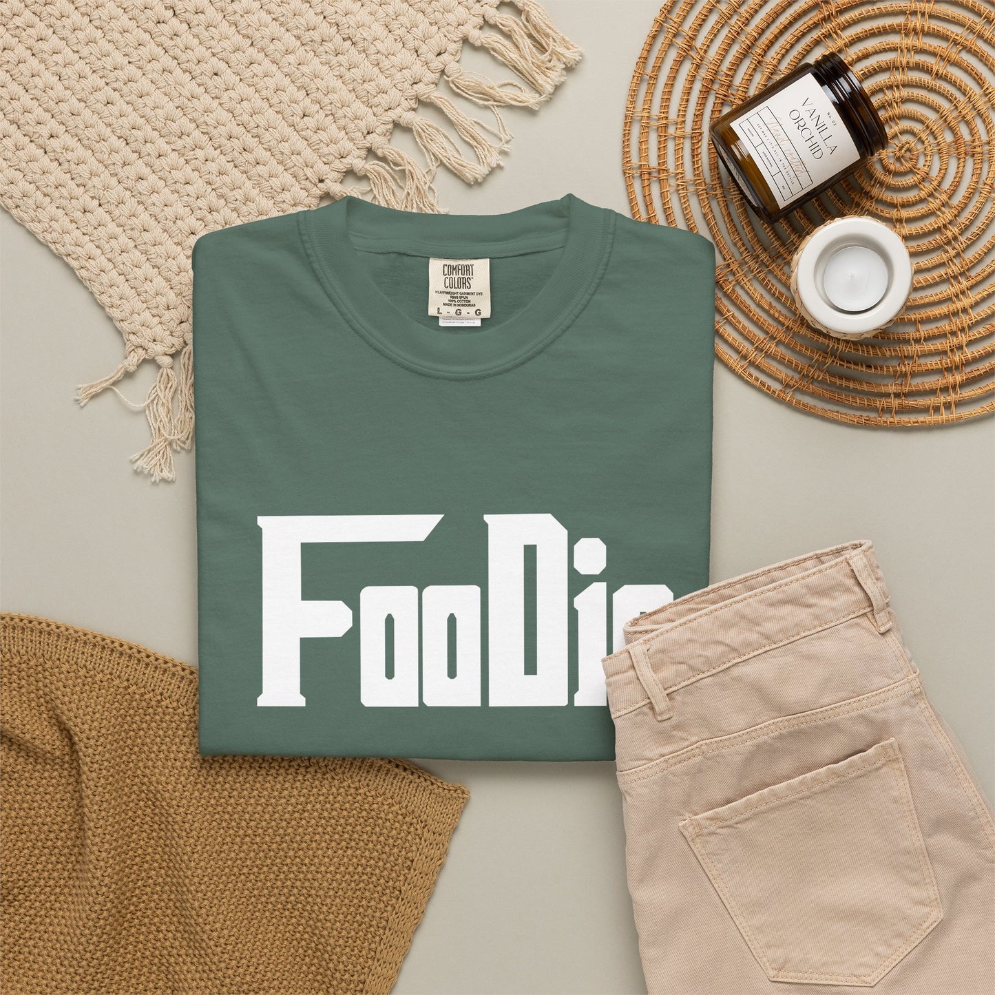 L.O.E.F Foodie Unisex Tee Shirt (White)