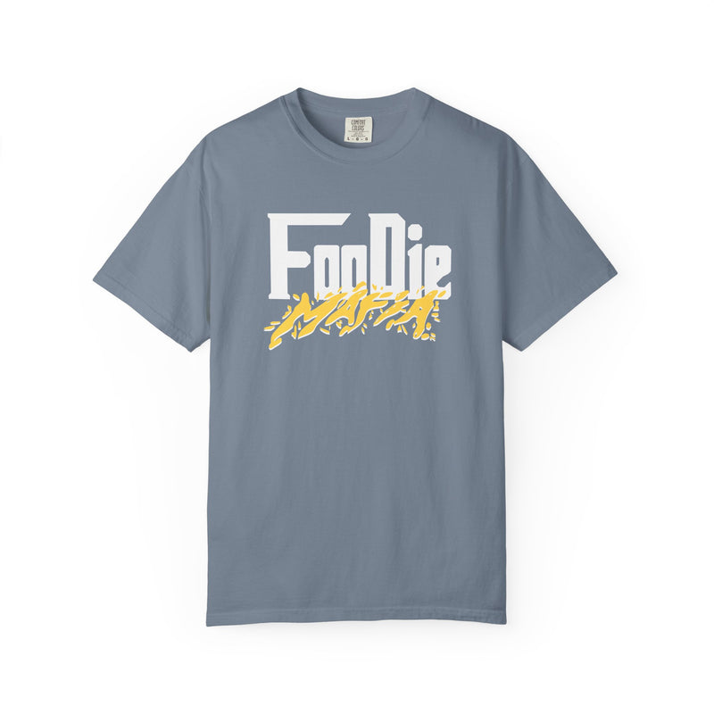L.O.E.F White Foodie Mafia Unisex Tee Shirt (Yellow)