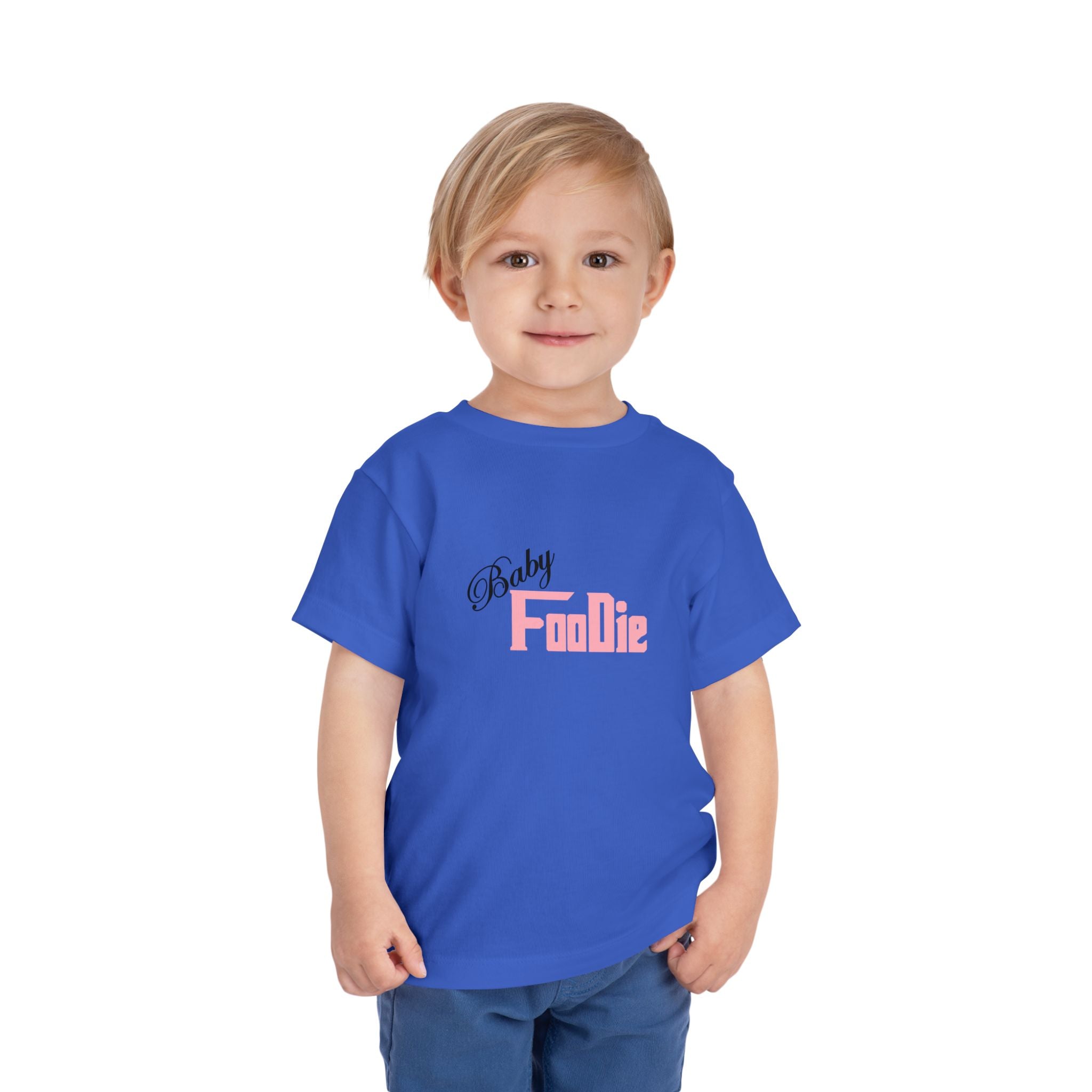L.O.E.F Baby Foodie Toddler Tee Shirt (Soft Pink)