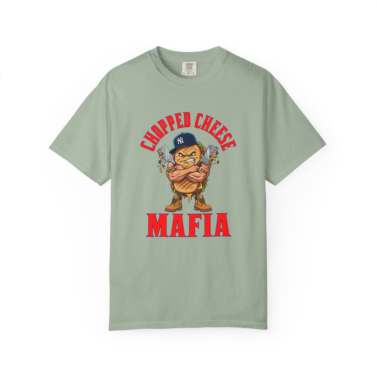 L.O.E.F Mafia Chopped Cheese Unisex Tee Shirt (Red)