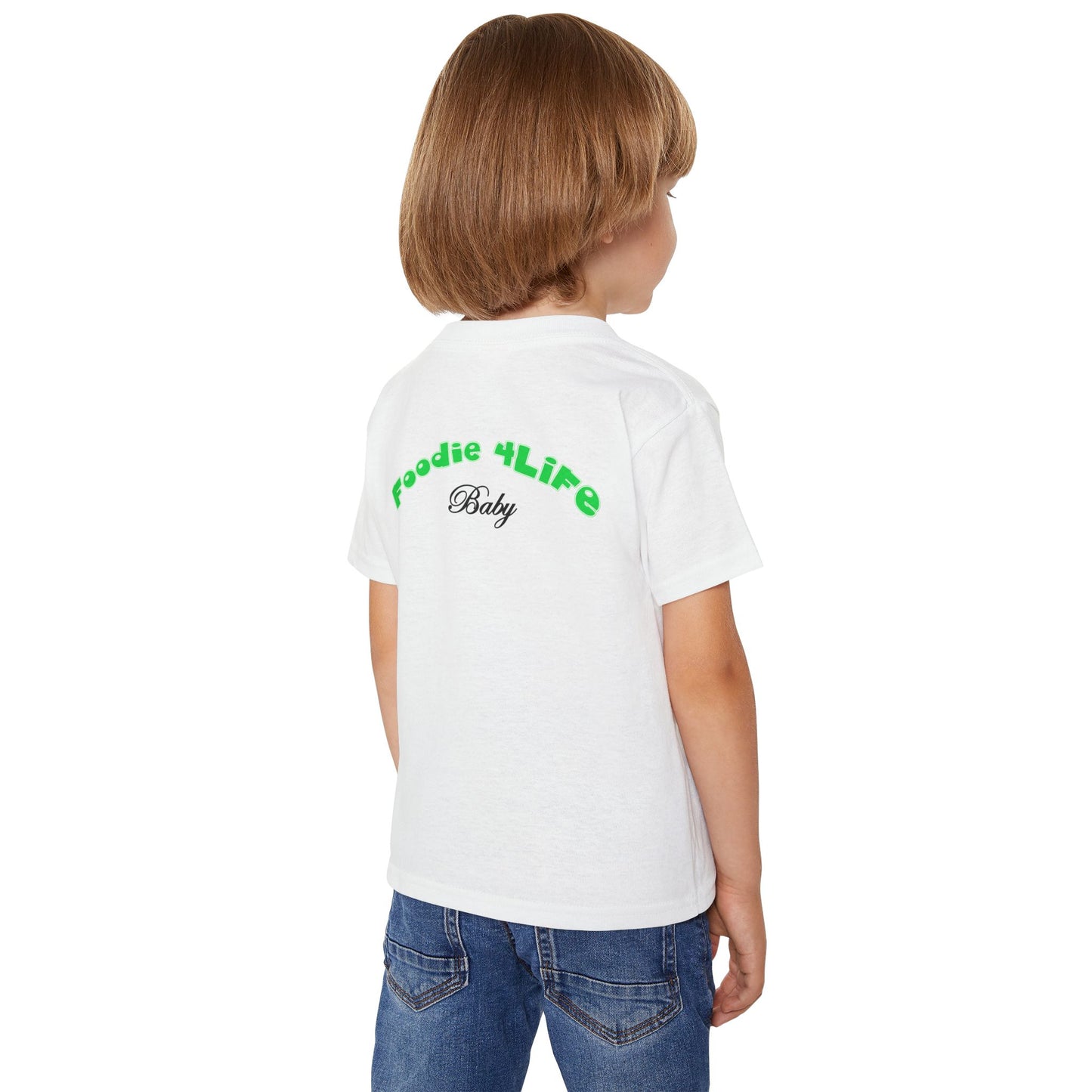 L.O.E.F Foodie 4Life Baby Short Sleeve Tee Shirt (Machalite Green)