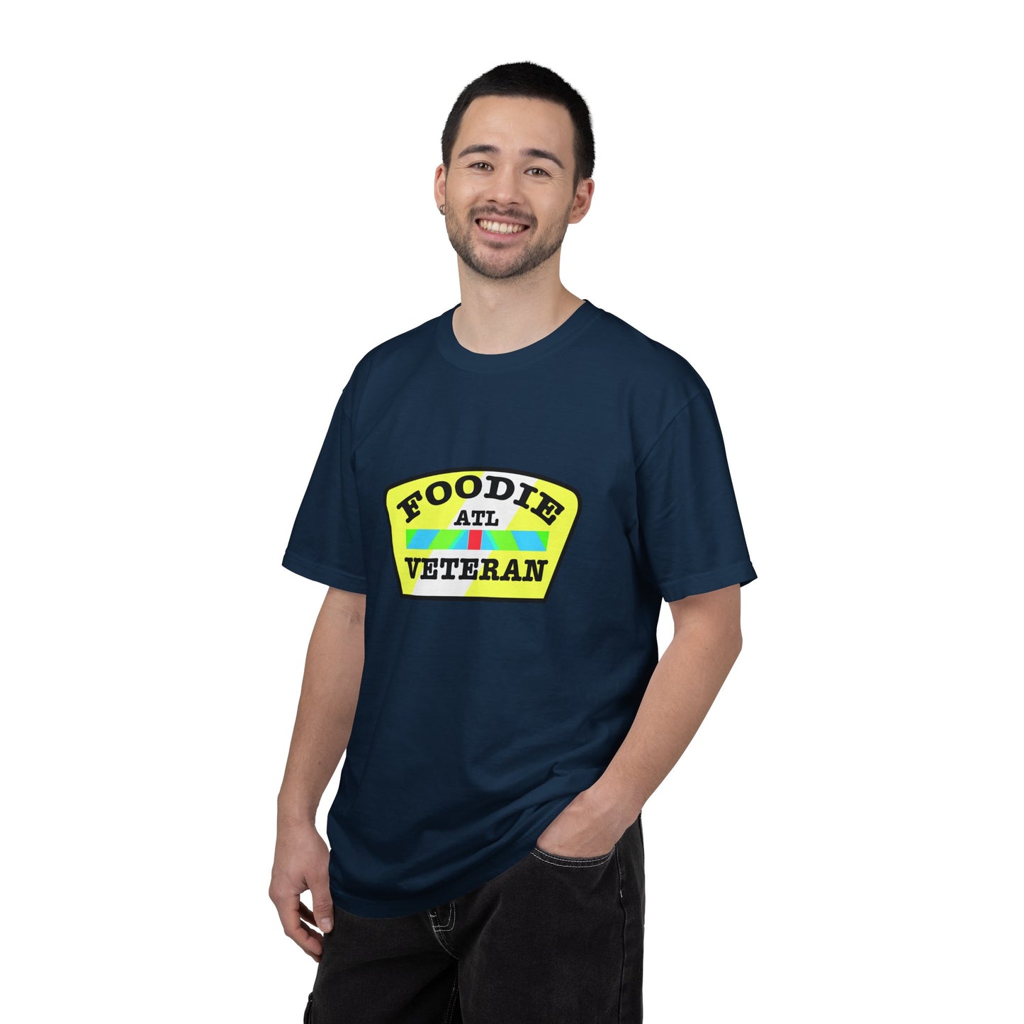 L.O.E.F Foodie Veteran ATL Unisex Tee Shirt (Yellow and Black)