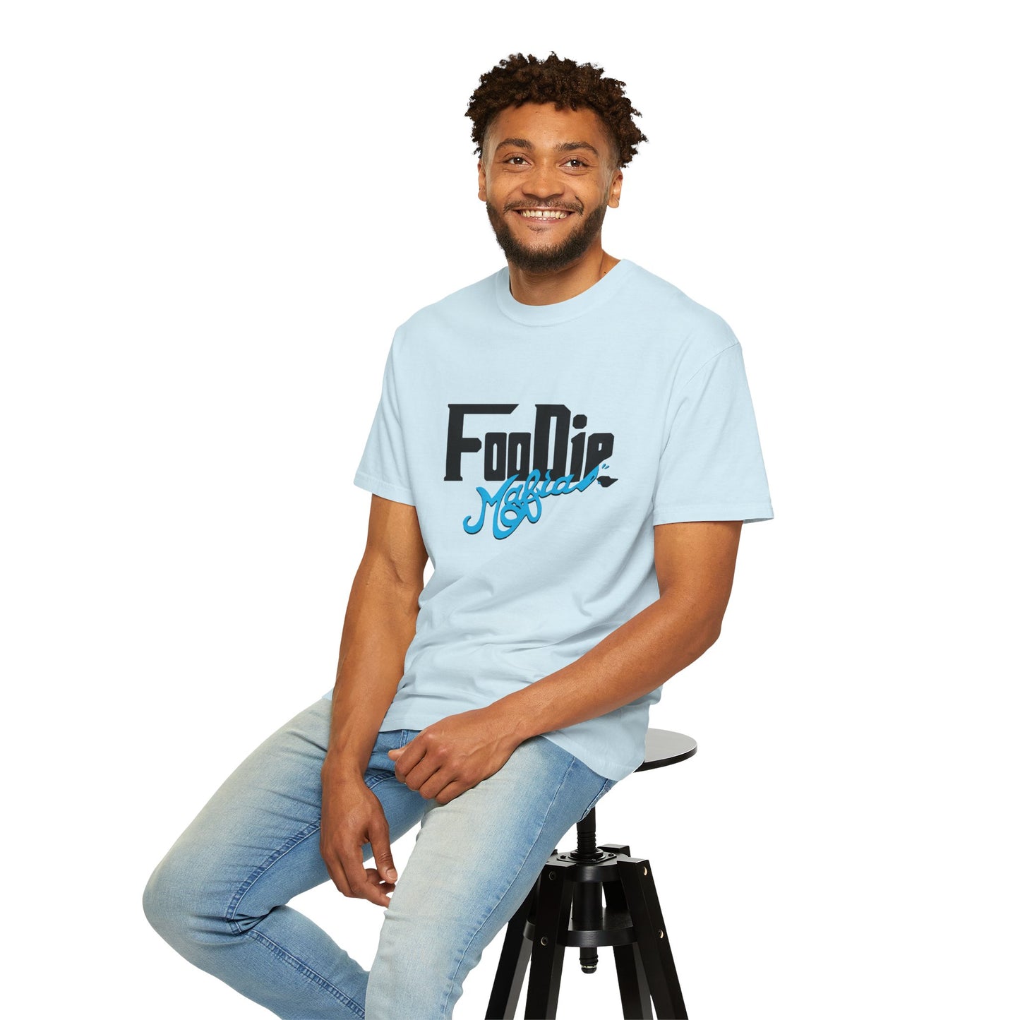 L.O.E.F Foodie Mafia Unisex Tee Shirt (Apricot)