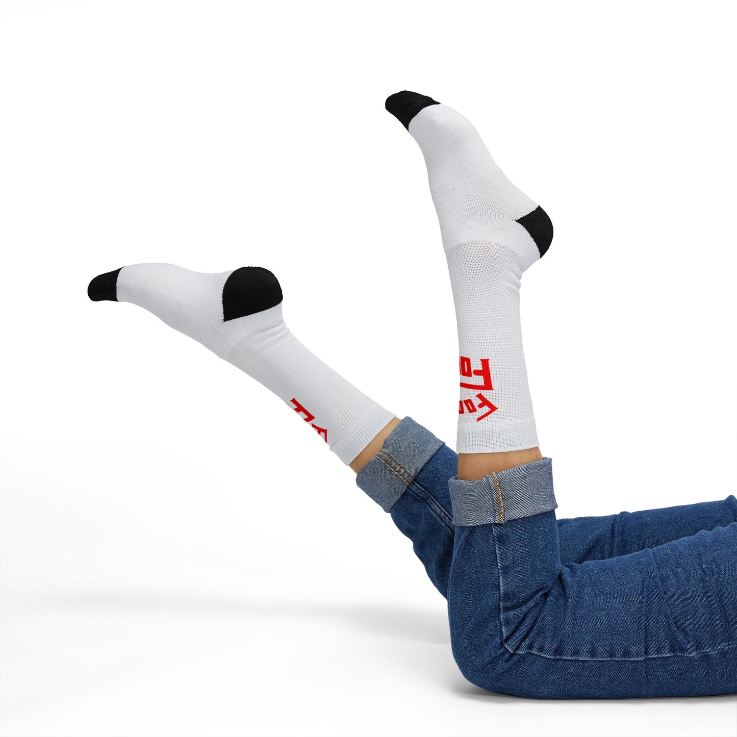 L.O.E.F Foo Foo Foodie Socks (Fiery Red)