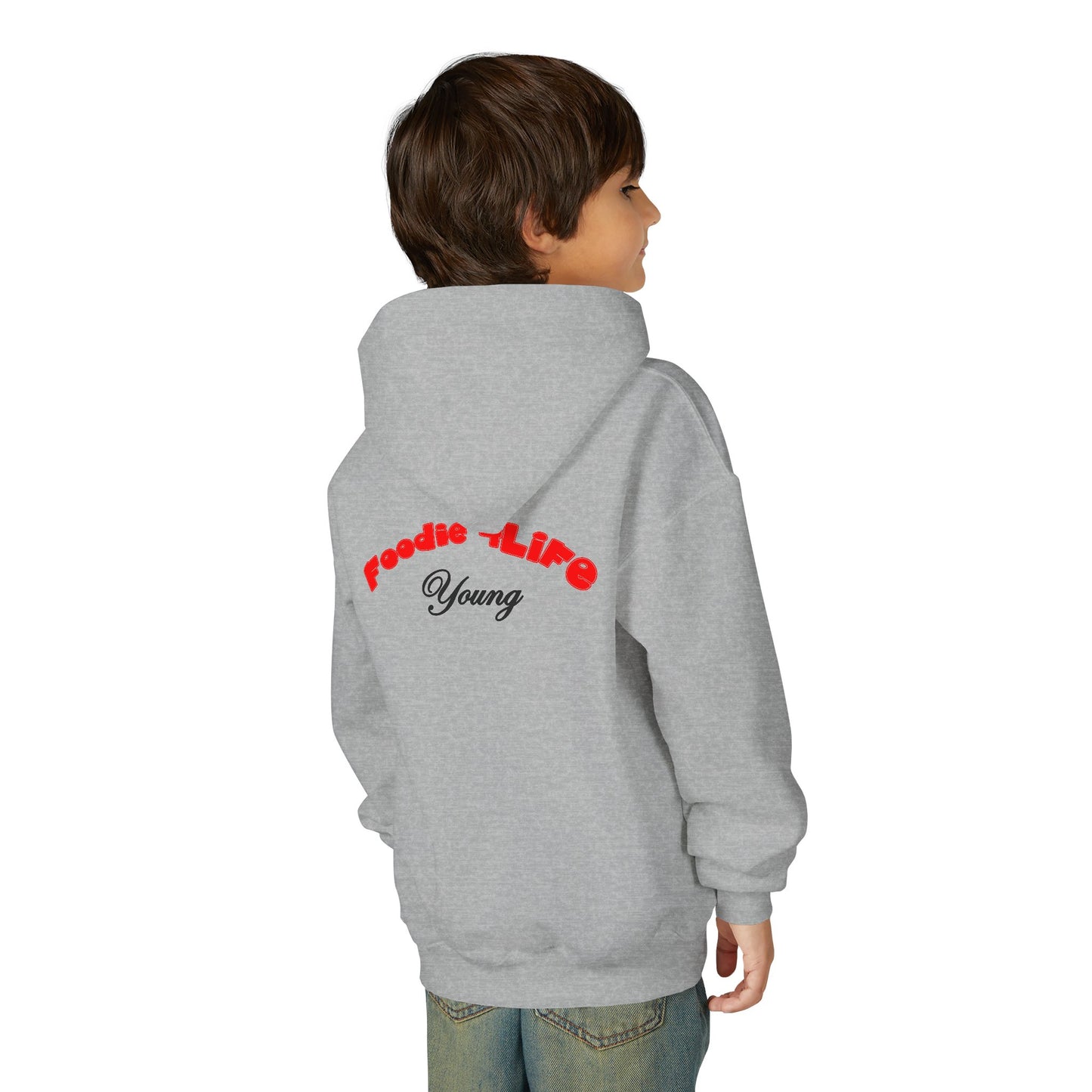 L.O.E.F Foodie 4Life Young Hoodie (Fiery Red)