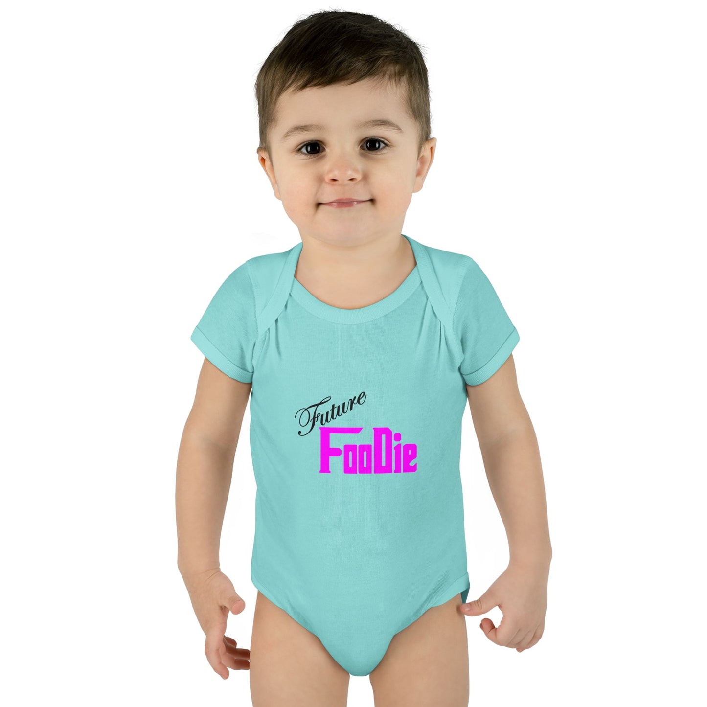 L.O.E.F Future Foodie Toddler Bodysuit (Fuchsia)