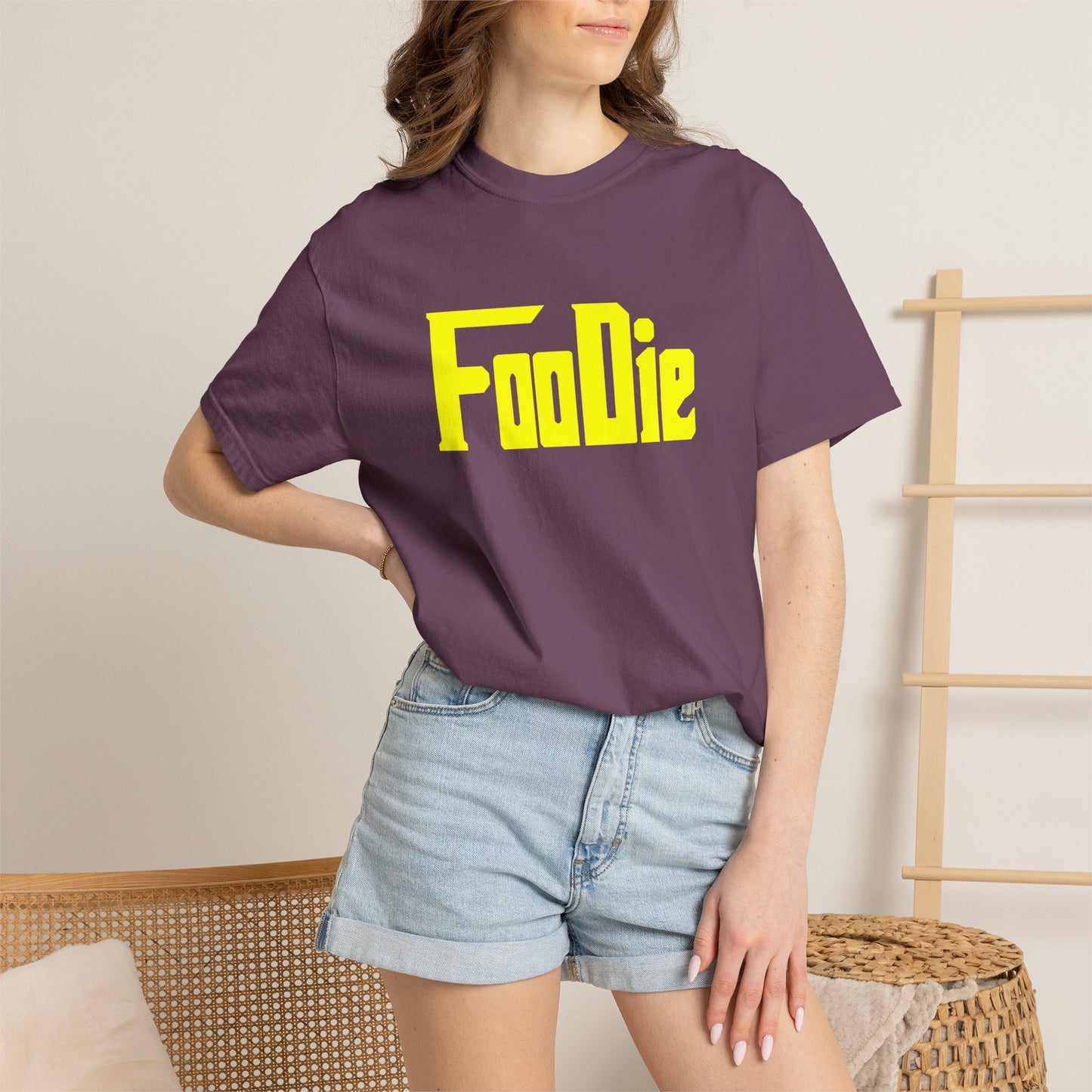 L.O.E.F Foodie Unisex Tee Shirt  (Yellow)