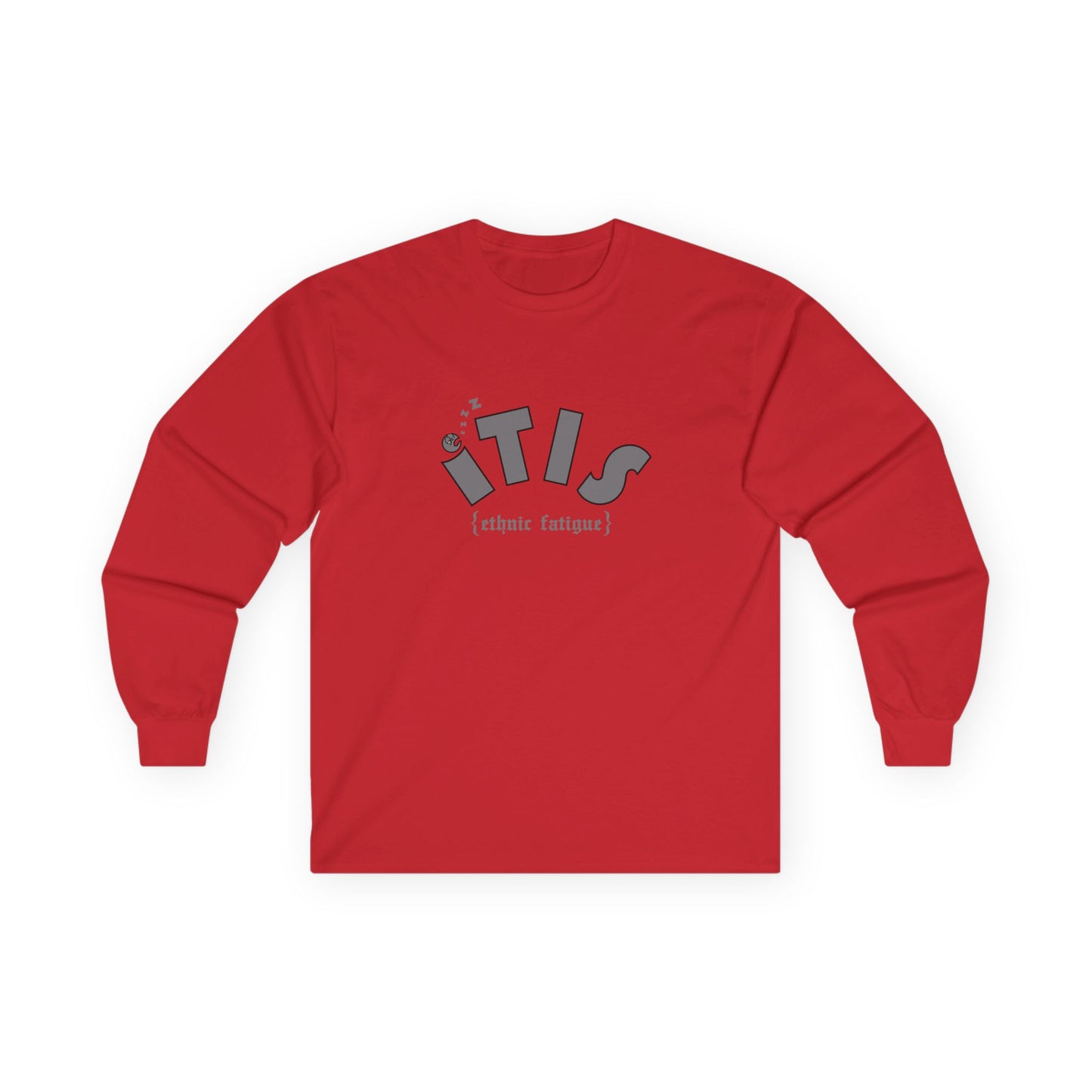 L.O.E.F ITIS Unisex Long Sleeve Tee (Gray)