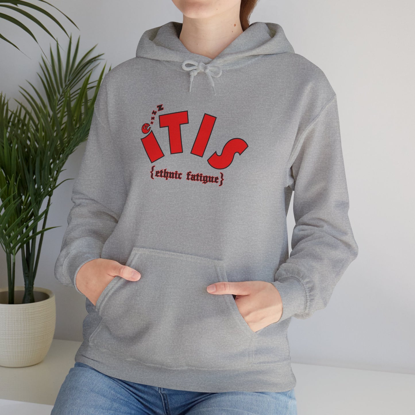 L.O.E.F ITIS Unisex Hooded Sweatshirt (Red)
