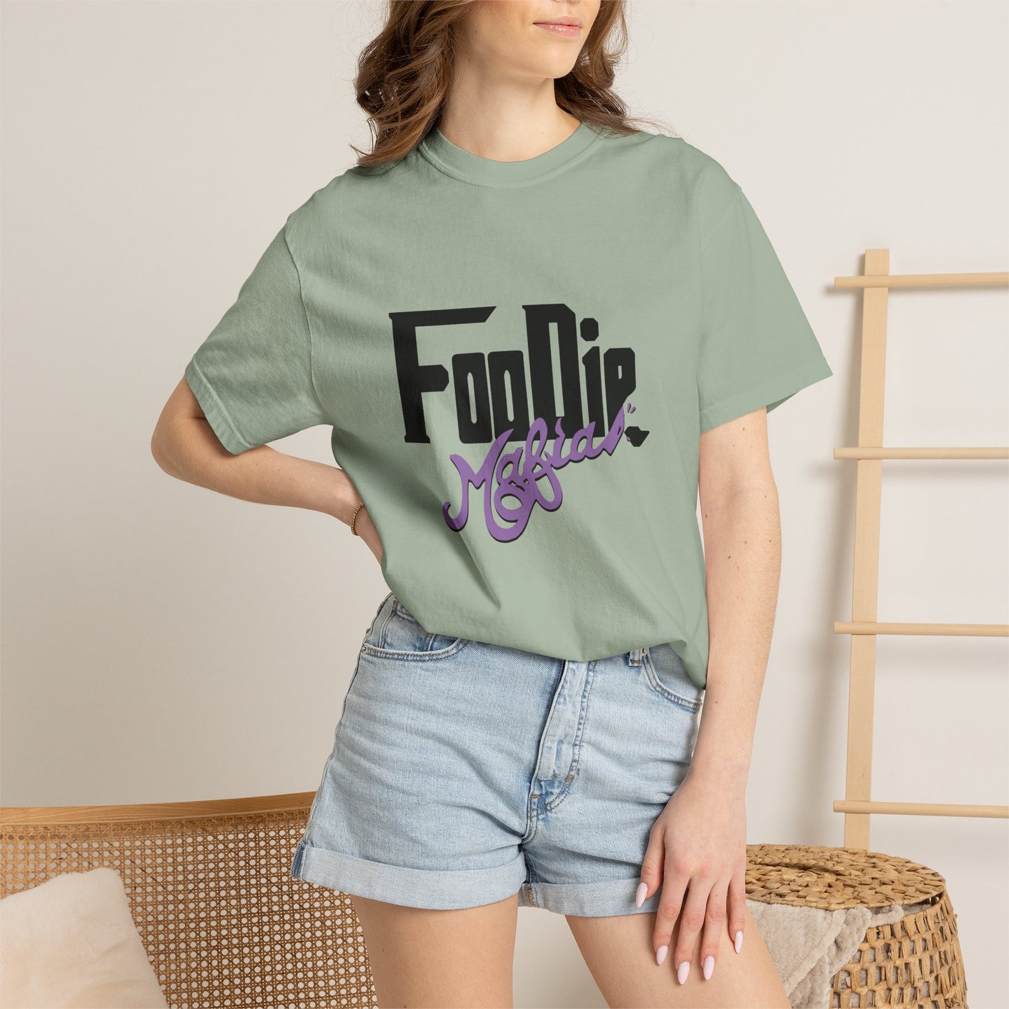 L.O.E.F Foodie Mafia Unisex Tee shirt (Lavender)