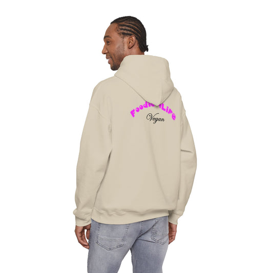 L.O.E.F Foodie 4Life Vegan Hoodie (Fuchsia)