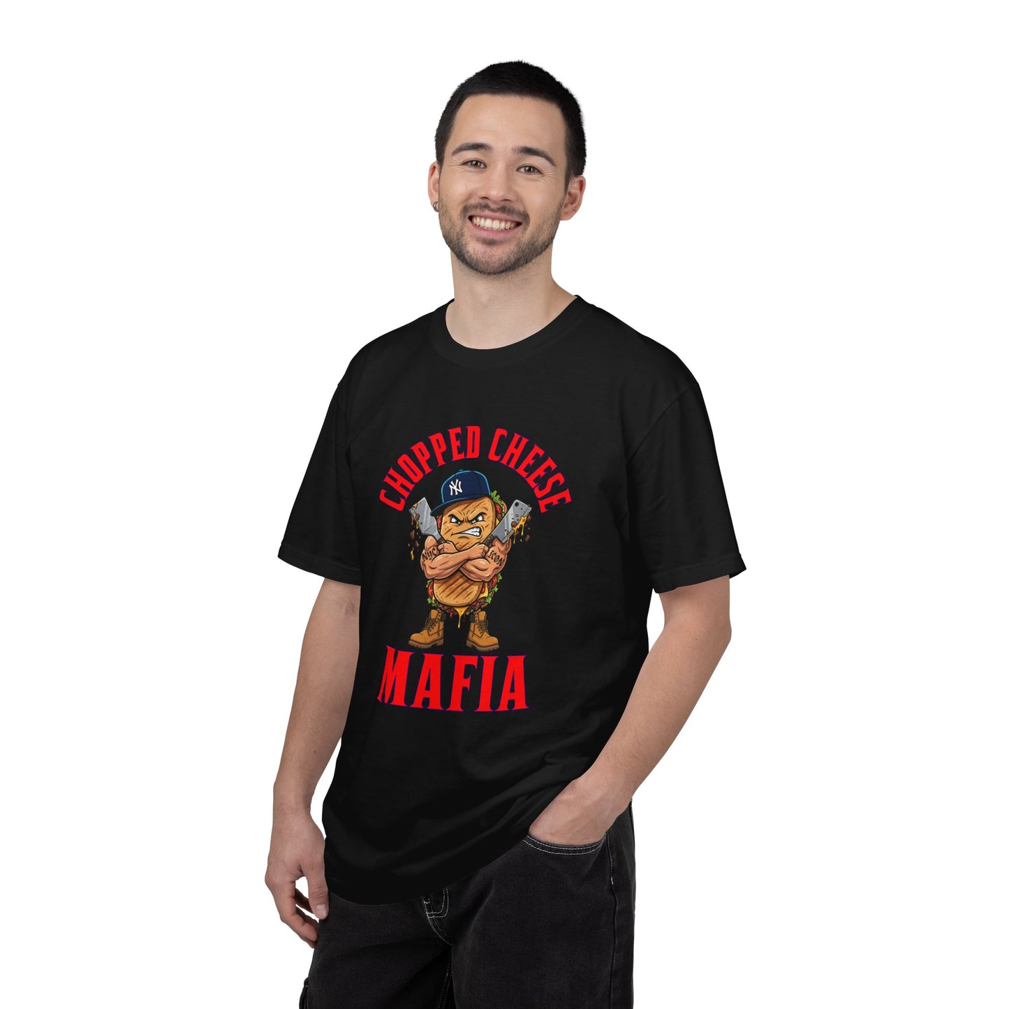 L.O.E.F Mafia Chopped Cheese Unisex Tee Shirt (Red)