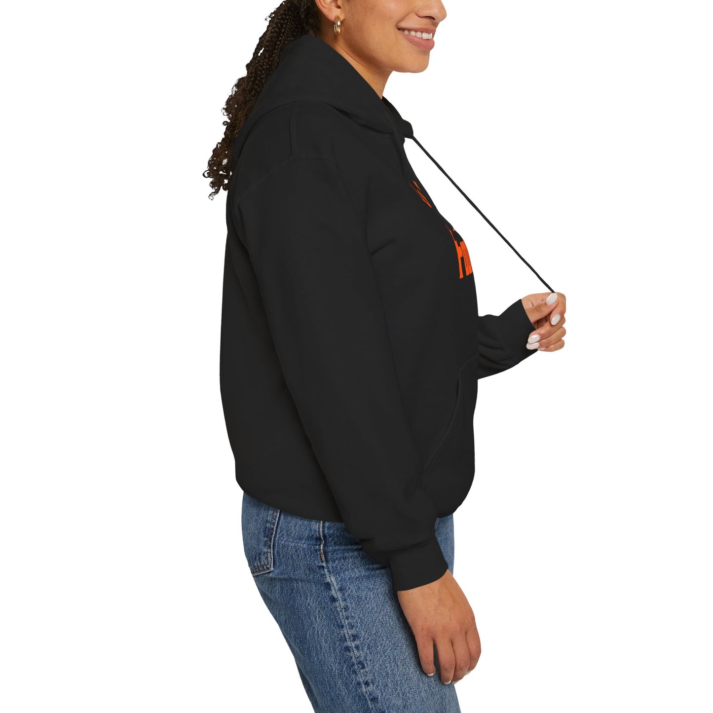 L.O.E.F Unisex Hooded Sweatshirt (Neon Orange)