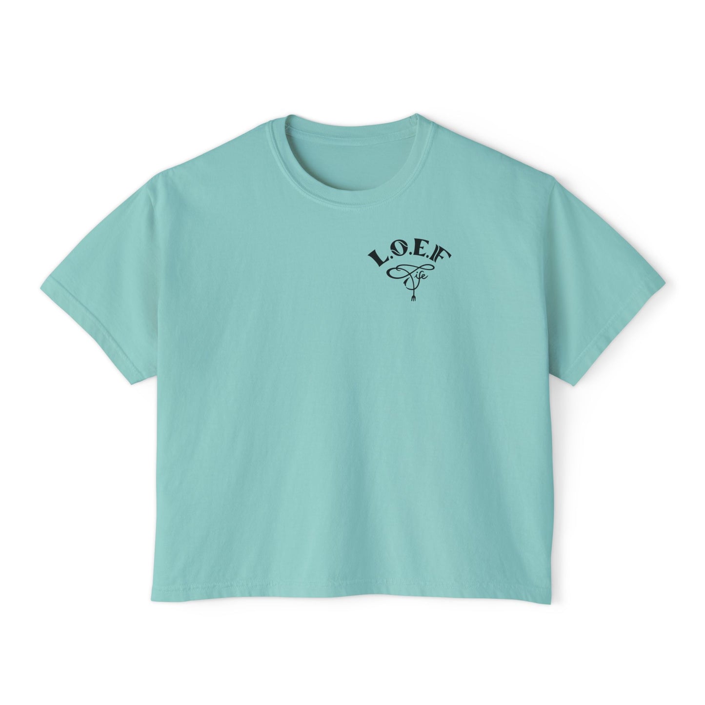 L.O.E.F Foodie 4Life Certified Boxy Tee (Fiery Red)