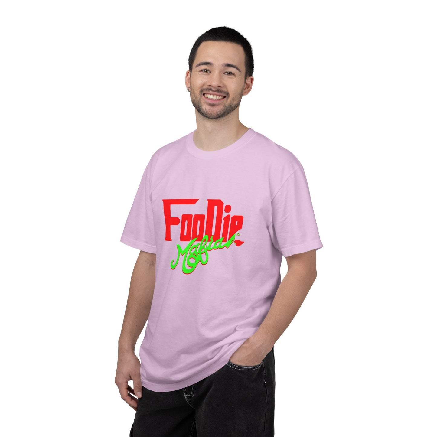 L.O.E.F Red Foodie Mafia Unisex Tee Shirt (Neon Green)