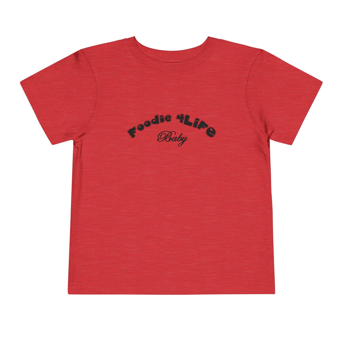 L.O.E.F Foodie 4Life Baby Tee Shirt  (Black)