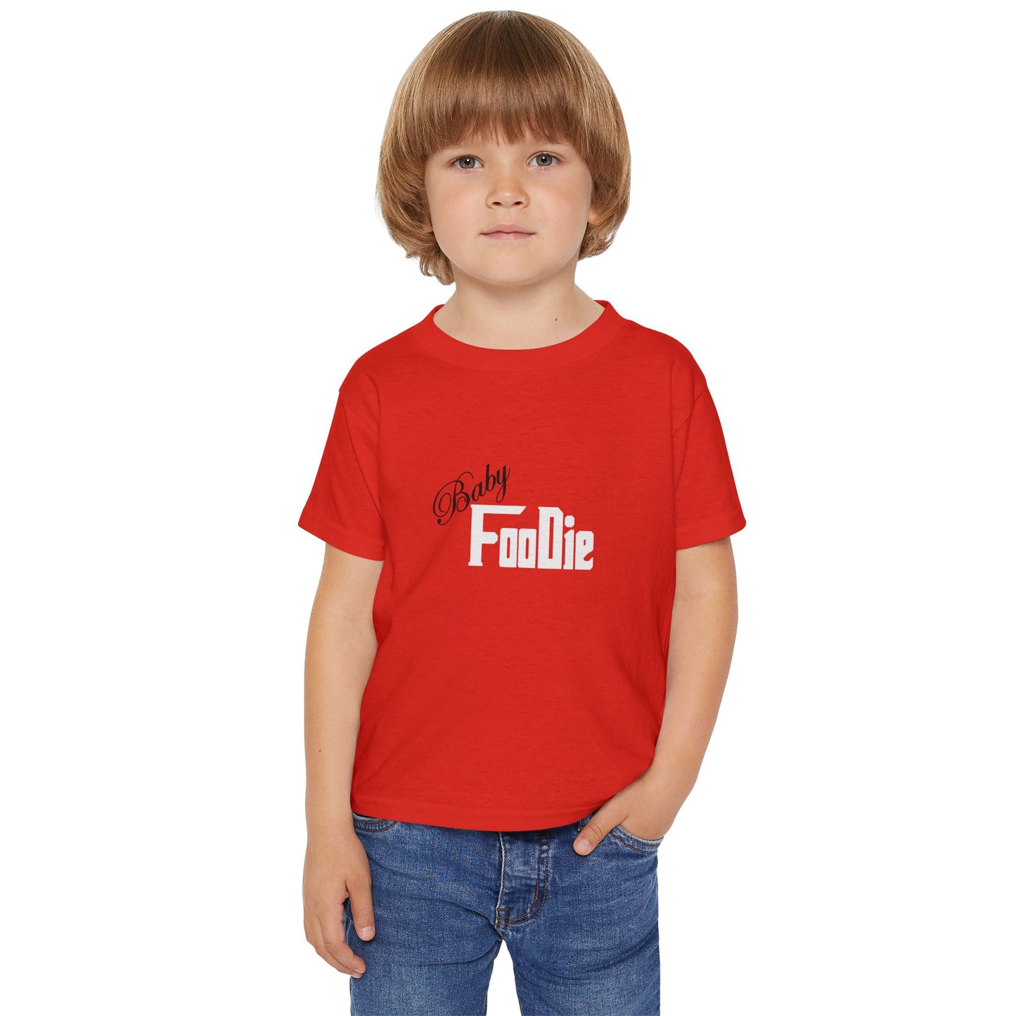 L.O.E.F Baby Foodie Toddler Tee Shirt (White)