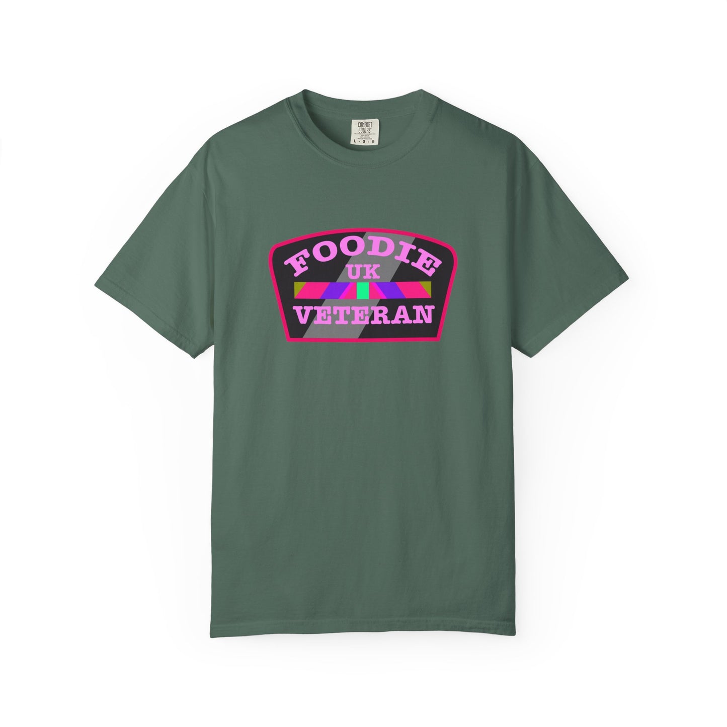 L.O.E.F Foodie Veteran UK Unisex Tee Shirt (Pink)