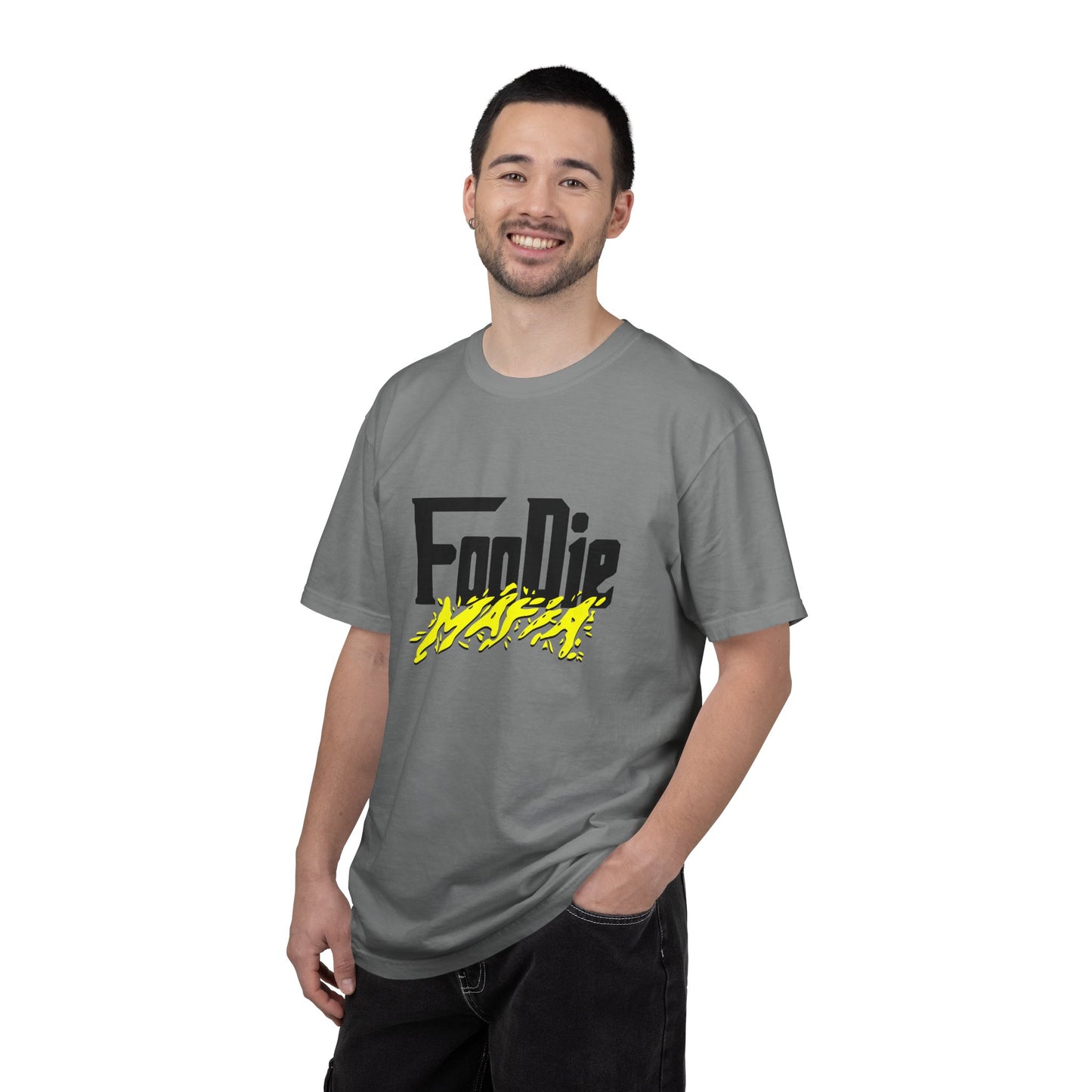 L.O.E.F Foodie Mafia Unisex Tee Shirt (Bright Yellow)