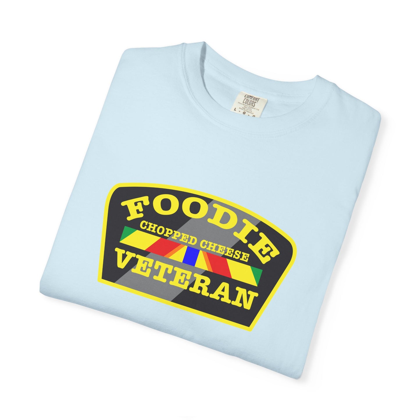 L.O.E.F Foodie Veteran Chopped Cheese Unisex Tee Shirt (Yellow)
