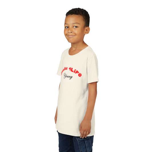 L.O.E.F Foodie 4Life Young Tee Shirt  (Fiery Red)