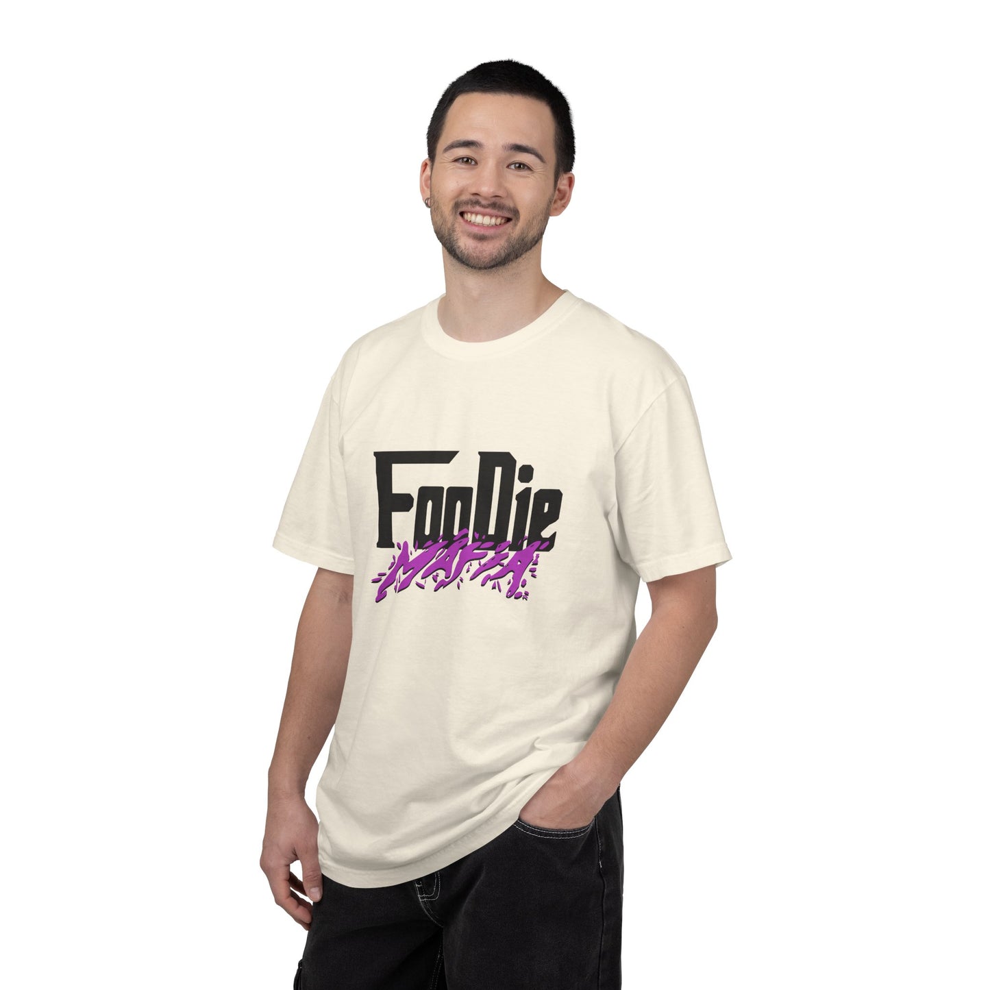 L.O.E.F Foodie Mafia Unisex Tee Shirt (Bright Purple)
