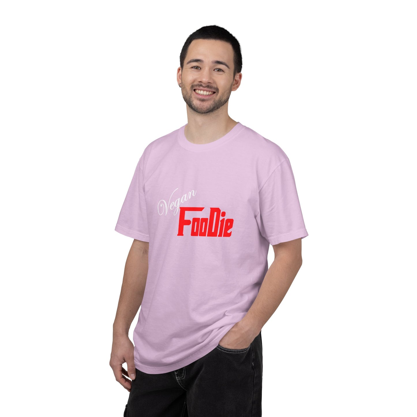 L.O.E.F Unisex Vegan Foodie Tee Shirt (Fiery Red)
