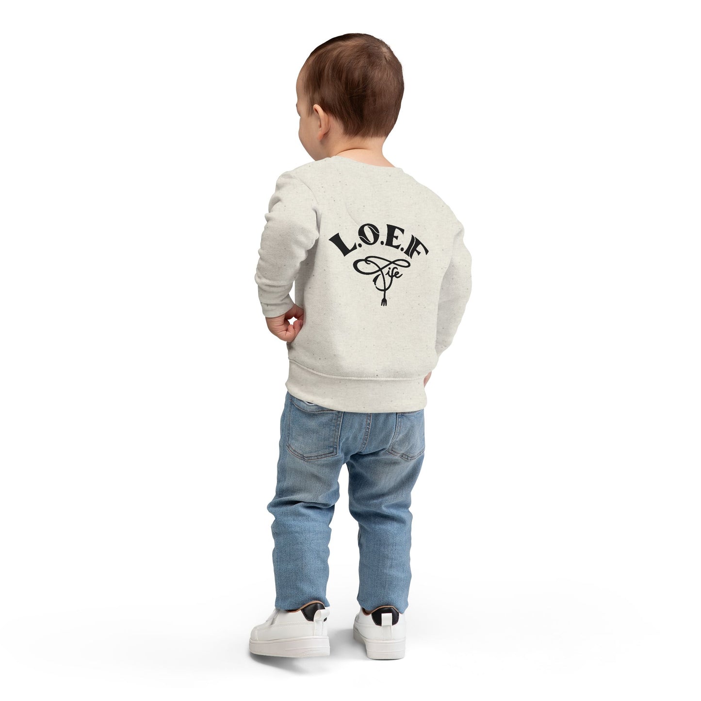 L.O.E.F Foodie 4Life Baby Sweatshirt  (Dark Blue)