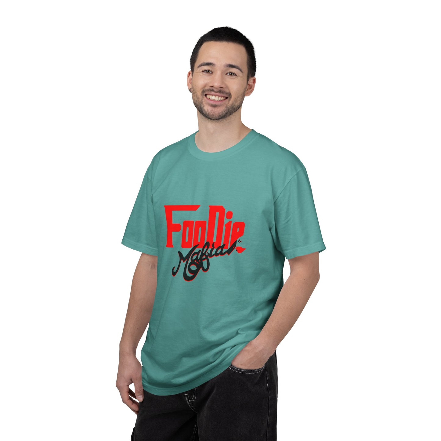 L.O.E.F Red Foodie Mafia Unisex Tee shirt (Black)
