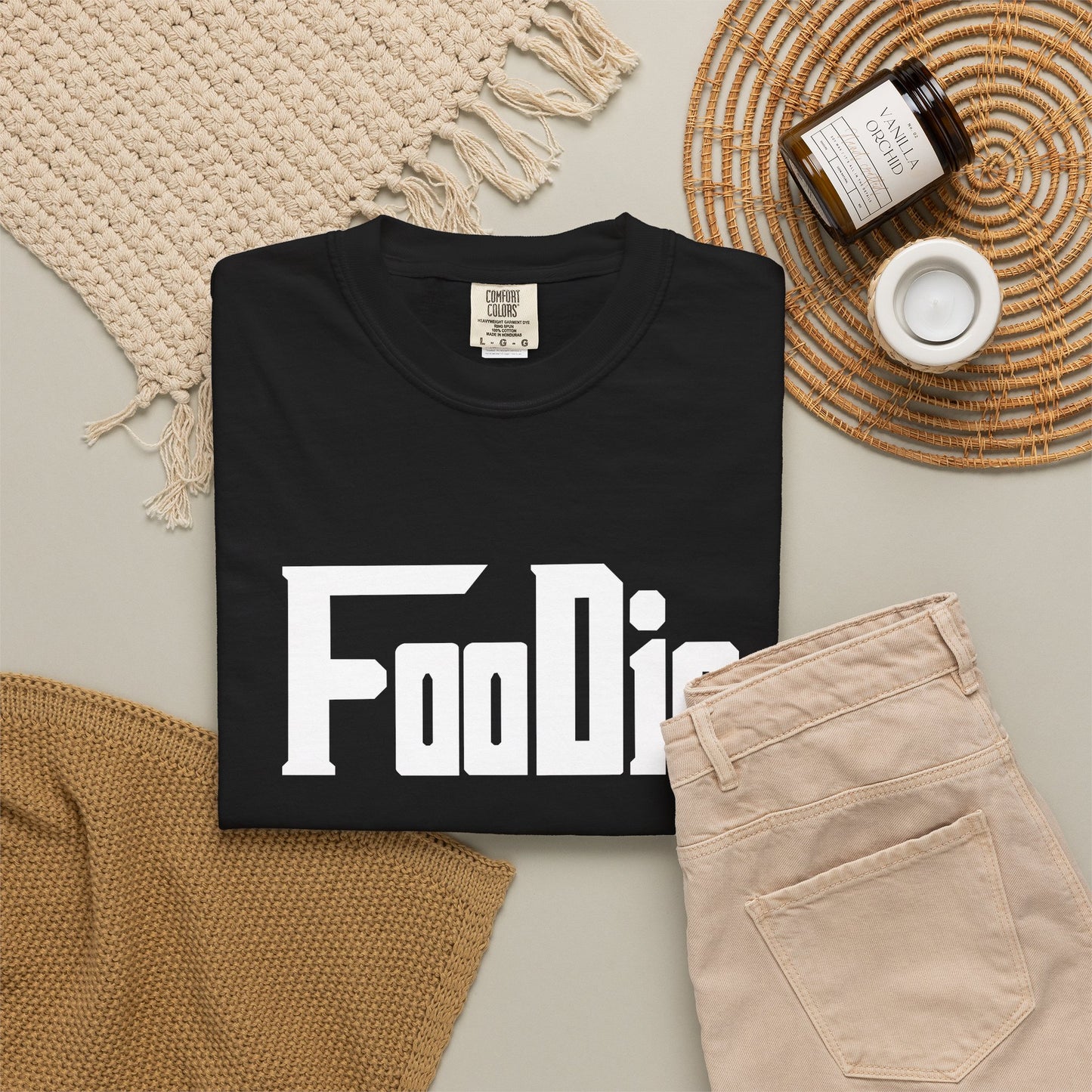 L.O.E.F Foodie Unisex Tee Shirt (White)