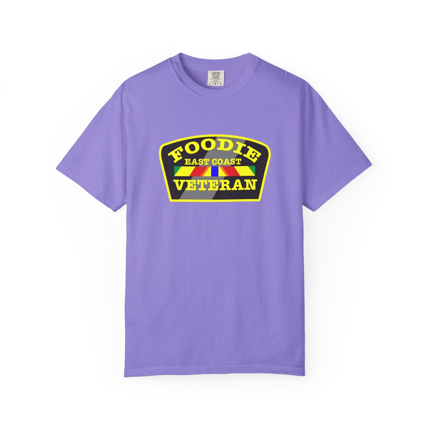L.O.E.F Foodie Veteran EAST COAST Unisex Tee Shirt (Yellow)