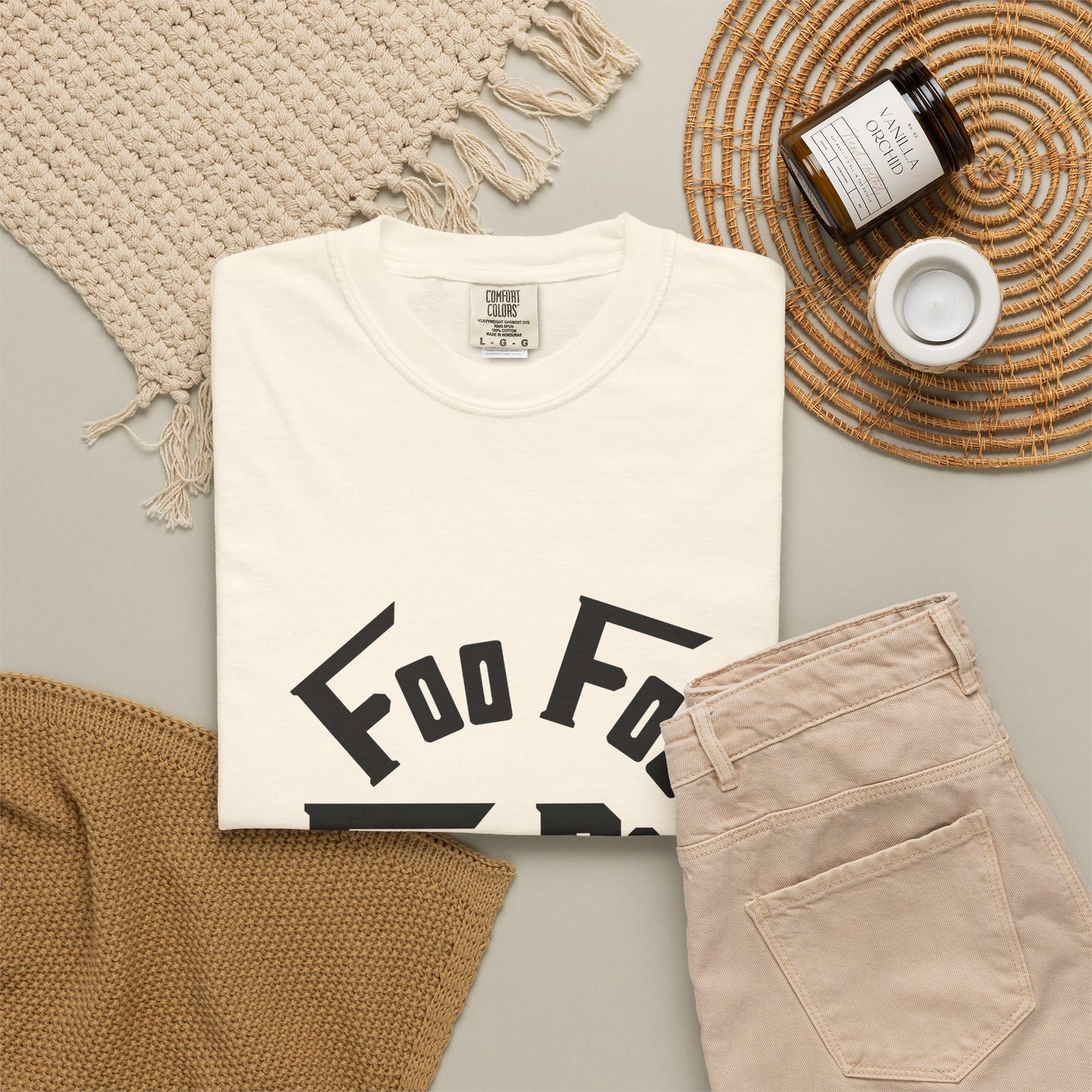 L.O.E.F FOO FOO FOODIE Unisex Tee shirt(Black)