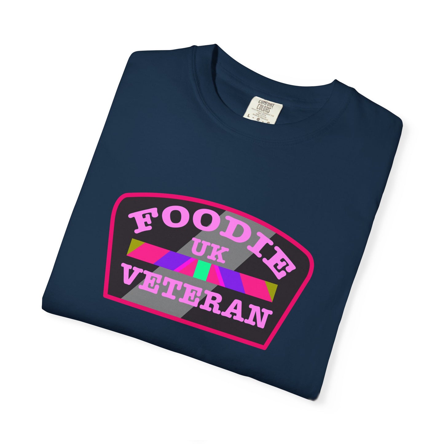 L.O.E.F Foodie Veteran UK Unisex Tee Shirt (Pink)